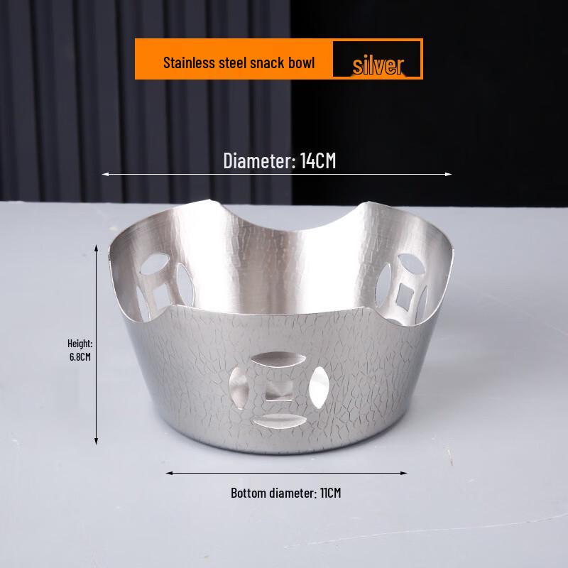 316L Stainless Steel Deep Snack Bowl Set