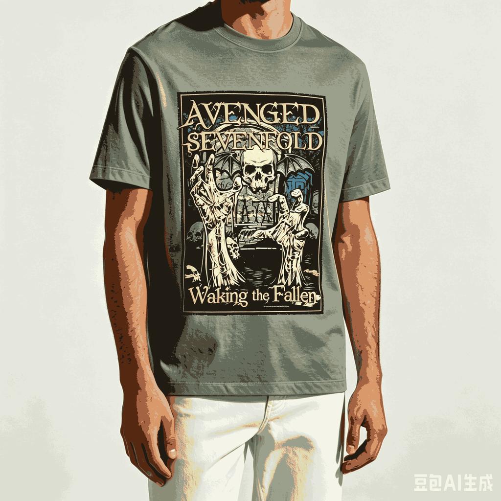 Avenged Sevenfold Na Prezent dla Fana Koszulka Unisex Unisex Harajuku Oversize Unisex Krótki Rękaw Streetwear Wysokiej Jakości Oddychająca Koszulka