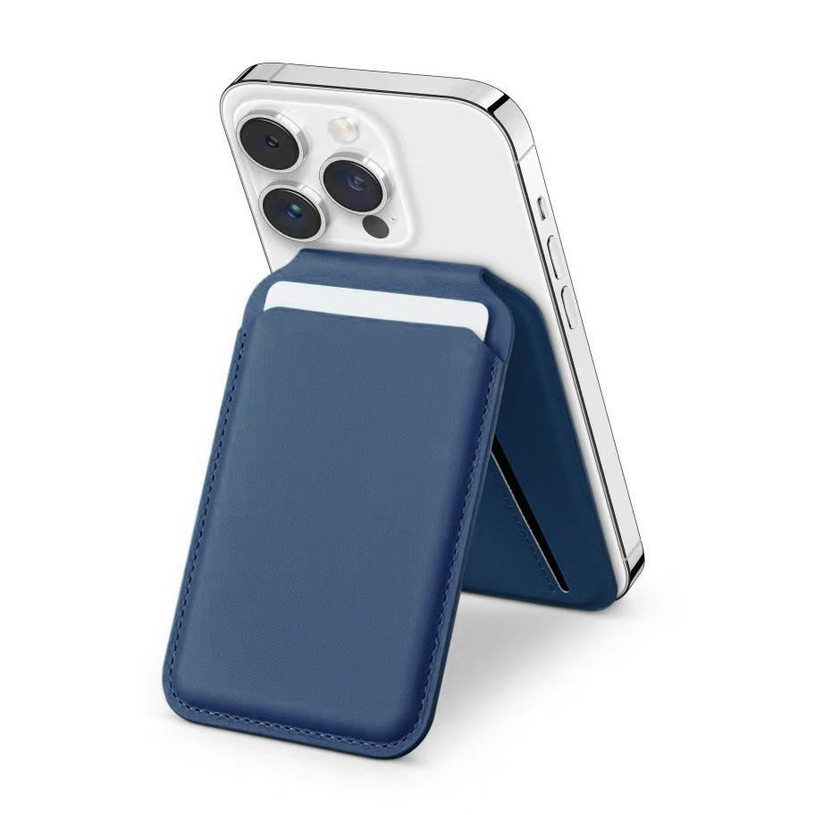 Apple iPhone 17 Series Magnetic Card Holder: MagSafe Hinge, Folding Rotating Stand, Card Sleeve.
