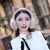 Fashionable Ear Muffs for Women Girl with Cat Ear Folding Comfortable Ear Protectors for Easy Storage Winter Headwear