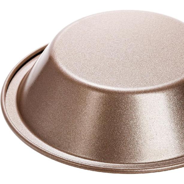 Suwimut 8 Pack Mini Pie Pan Set, 5 Inch Non-Stick Individual Dish Pie Plate Carbon Steel Round Pie Tins Small Metal Bakeware for Baking Pot Pies,