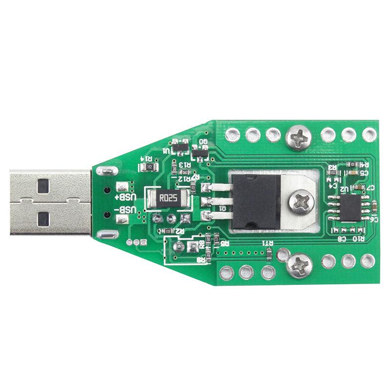 Fan Adjustable Current Module with 15W DC 3V-21V Electronic Test Load resistor USB Interface Battery Discharge Capacity Tester Tool
