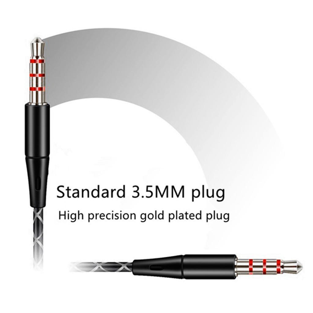 S760 Wired In Ear Waterproof Earphones Ear Hook Earbuds Stereo Super Bass Headphones Sport Headset with Mic Black