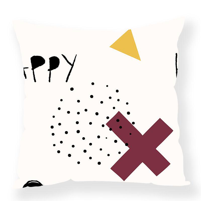 Vibrant Rainbow Print Cushion Cover For Sofa Perfect Home Pillow Case Decor