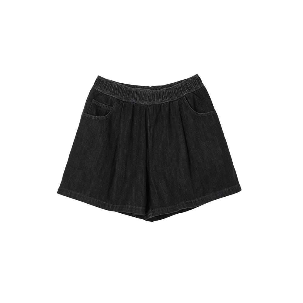 LAP Tuck Band Denim Shorts As2Dp461