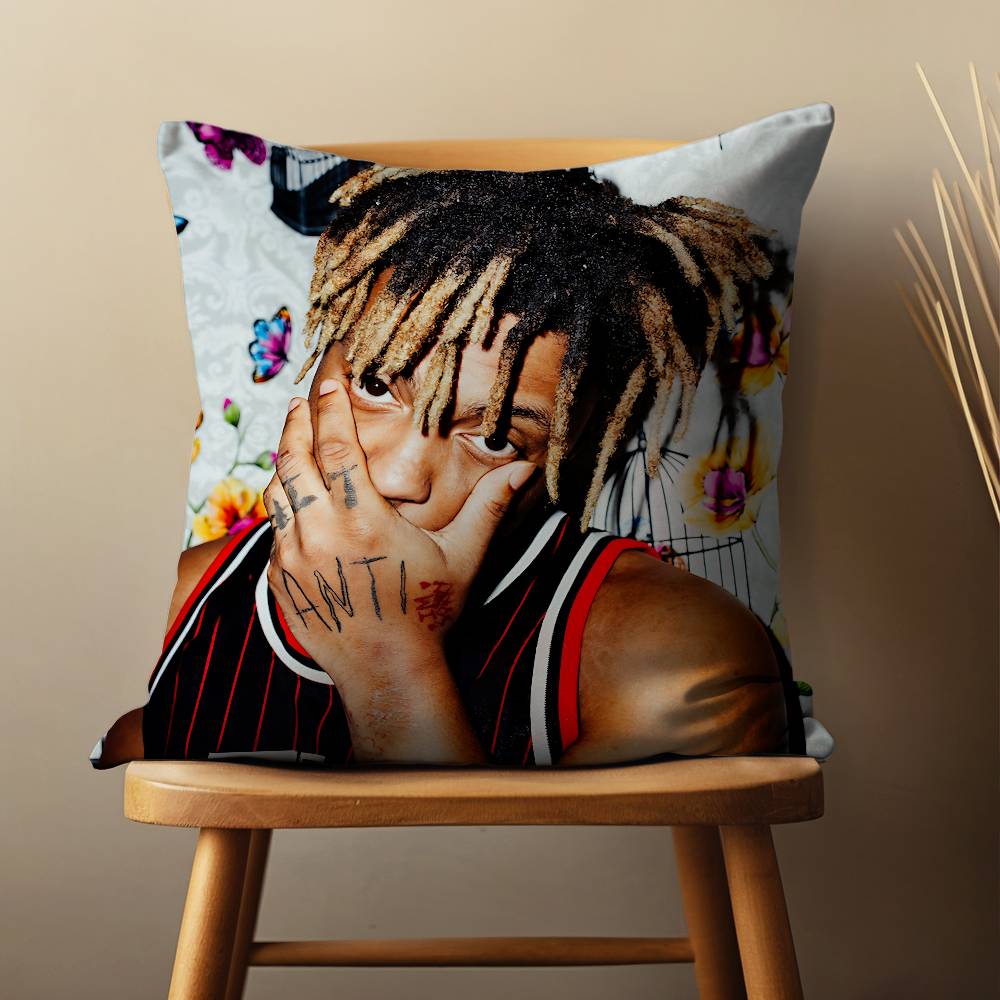 Rapper J-Juice W-Wrld Cool Throw Pillow Case For 45*45cm,55*55cm,30*30cm For Home Bedroom Decoration And Protector
