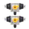 2 Stück Hinterradbremszylinder Verbesserte Bremsreaktion 6N0611053 Ersatz für Seat Arosa Cordoba Toledo