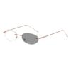 Small Oval Photochromic Myopia Glasses Women Men Fashionable Frameless Minus Diopter Glasses Trendy Outdoor Eyewear0-1.0-4.0