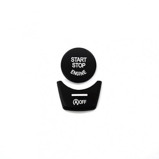Start Stop Button Switch Cover for F10 F11 F12 F13 F15 Start Stop Button Black