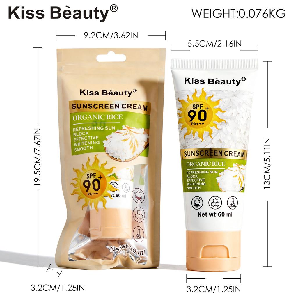 Kissbeauty Rice Isolation Protective Cream Multi-effect Repair Hydrating Moisturizing Soft Skin