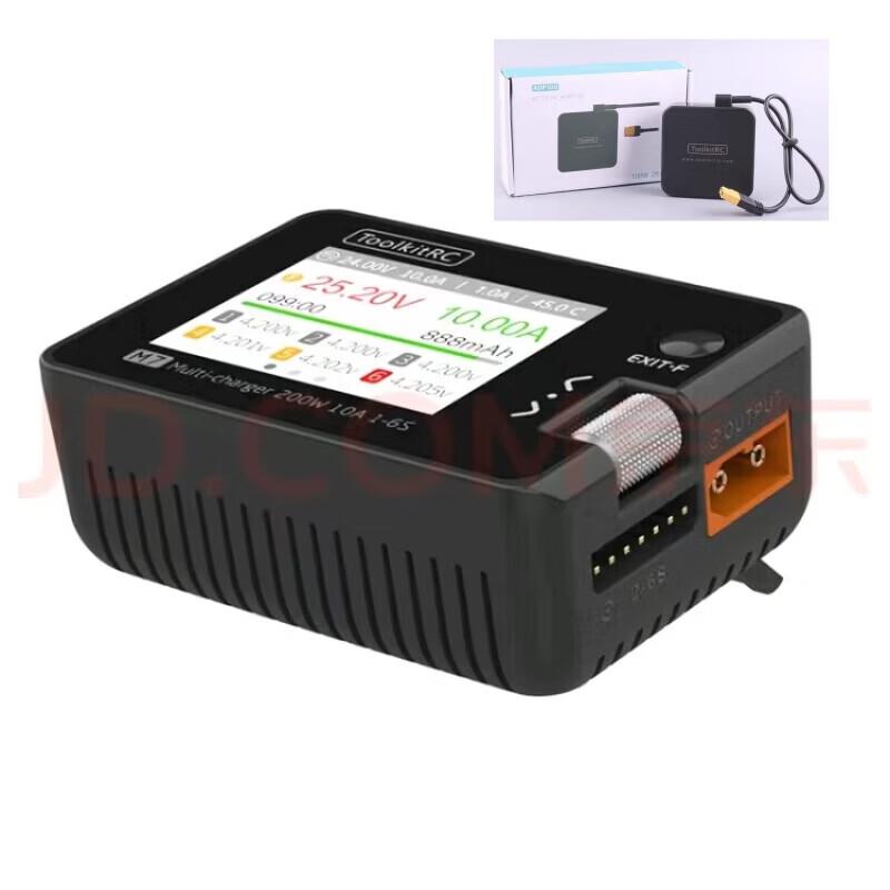

Zhenbaolai M7 1-6S 200W 10A Компактний балансувальний зарядний пристрій