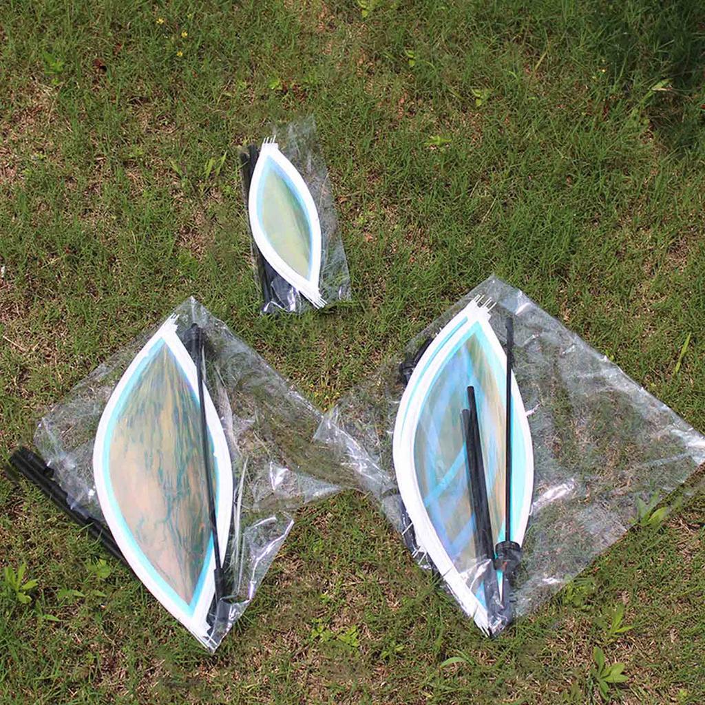 Reflective Windmill Pinwheels with Stakes for Garden Decor Bird Devices Deterrent Scare Birds Away from Yard Patio Farm