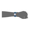 [Arias] Pulseira de Uretano Amalfidia Analógica à Prova d'Água Mostrador Branco WW20050A-199 Feminino Azul