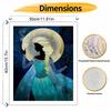 Disney Paint By Number Kit Elsa Snow Queen Drawing Canvas DIY Picture Home Decor Painting Wall Art Prints Craft Gifts For Adult Home