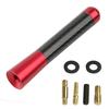 3.5cm/8cm/12cm Universal Car Short Radio Antenna Carbon Fiber Black Car Roof Antenna Radio Aerial FM/AM Metal Receiving Antennas