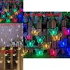 Butterfly String Lights Outdoor Garden Decor With Led Lanterns For Patio And Yard Festivities