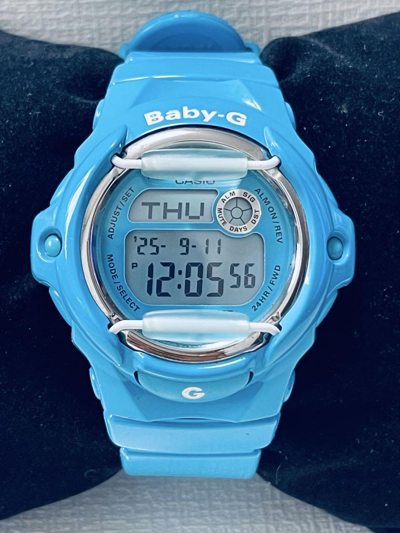

[Б/У] Рабочие женские Casio BABY-G BG-169R синего цвета