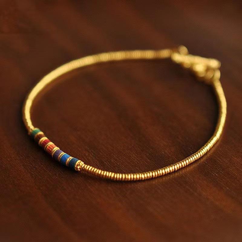 

Mihmily Brand - Винтажный браслет Enamel Rainbow, Высокая мода