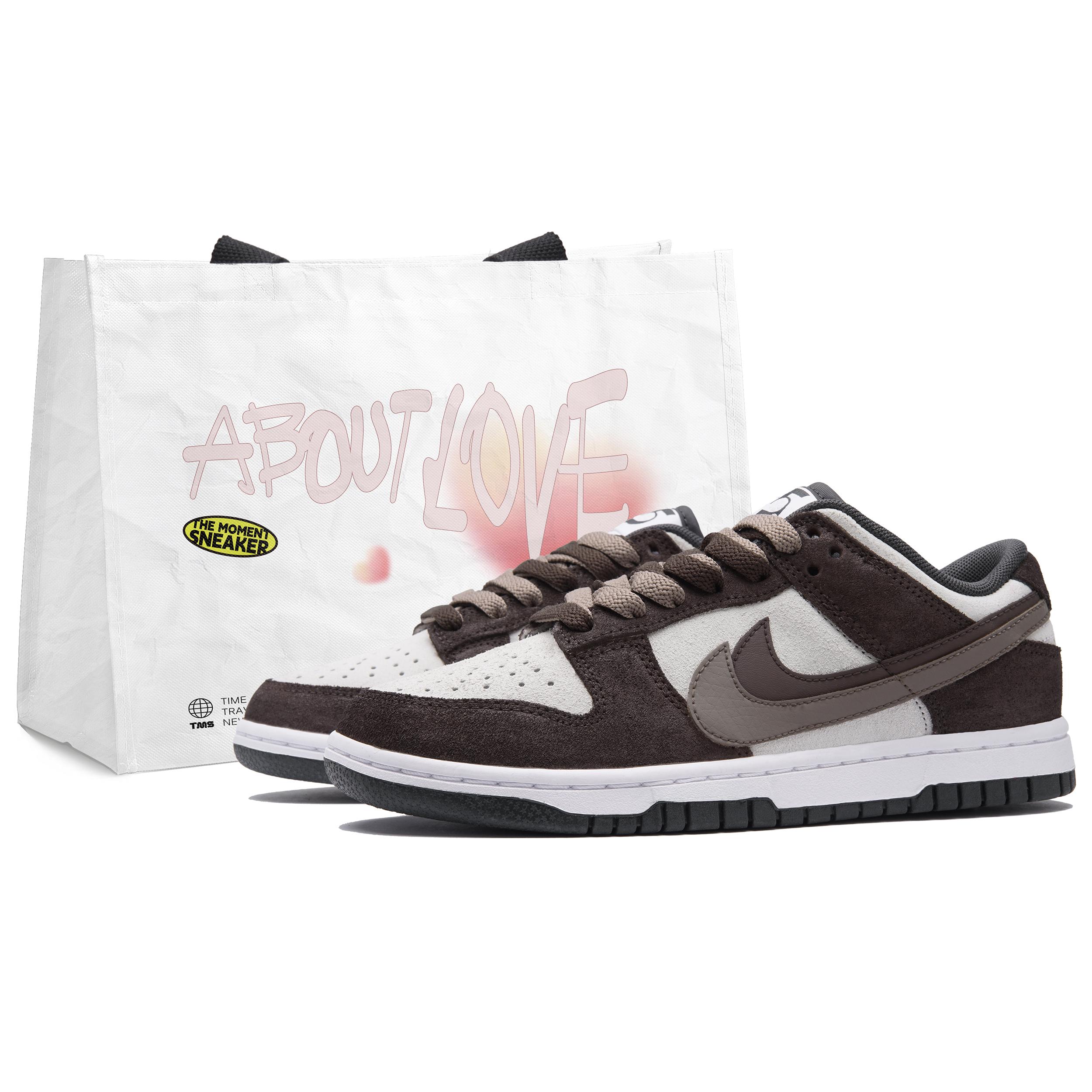 

Nike Dunk Slip Resistant Low top Skateboard Shoes Unisex Beige Brown HV1800-101(Team645-) 39