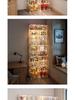 Transparent Toy Display Case: Dustproof Imitation Acrylic Rack for Model Storage and Home Use