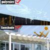 Width 0.8m~2m Rainproof Wave Telescopic Shade Sail Outdoor Polyester Anti-UV Pergola Awning Gazbo Patio Retractable Sunshade Net