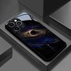 Tempered glass phone case suitable for iPhone 17 16 15 14 13 12 11 Pro/ Max /Plus anti-fall and shockproof back cover
