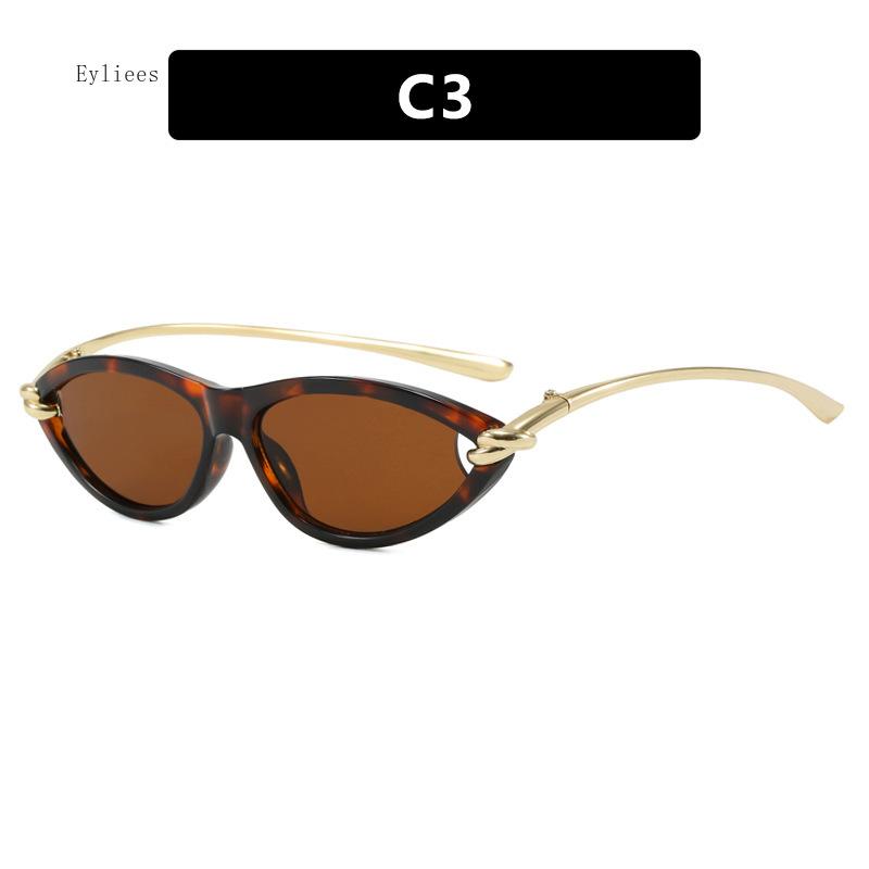

Latest Fashion Cat Eye Candy Color Women Luxury Sunglasses Brand Designer Oval Hollow Shades Men Sun Glasses UV400 lentes de sol