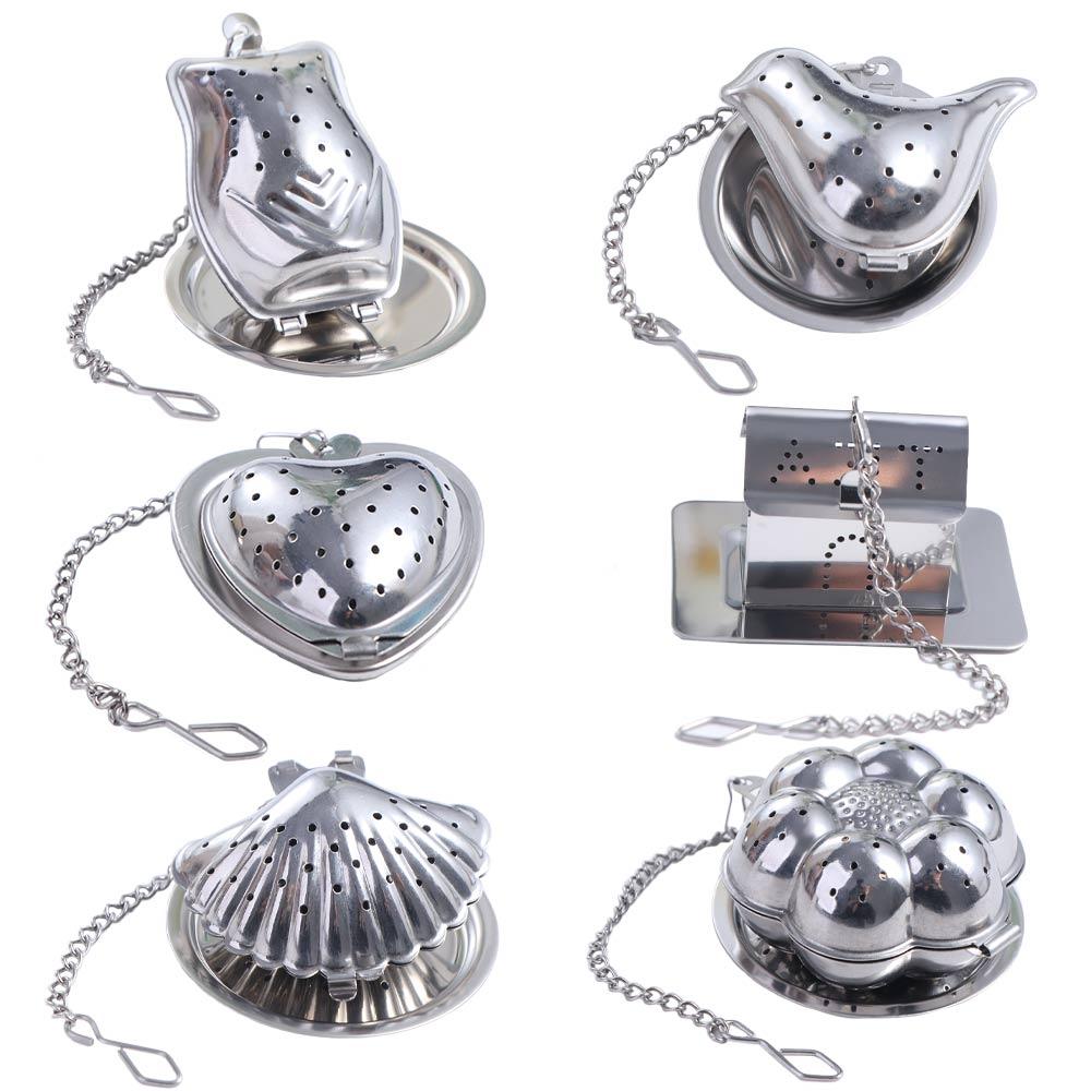 Creative Bird Duck Teapot Shape Tea Accessories Reusable Non-rust Herbal Spice Filter Coffee Filter Spice Strainer Tea Infuser