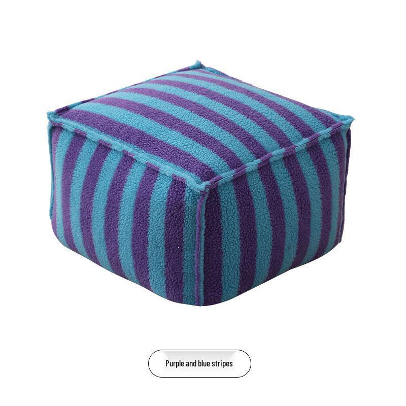Dopamine Futon Seat Cushion: Thickened Square Tatami Footrest for Living Room. 45x45x30 cm