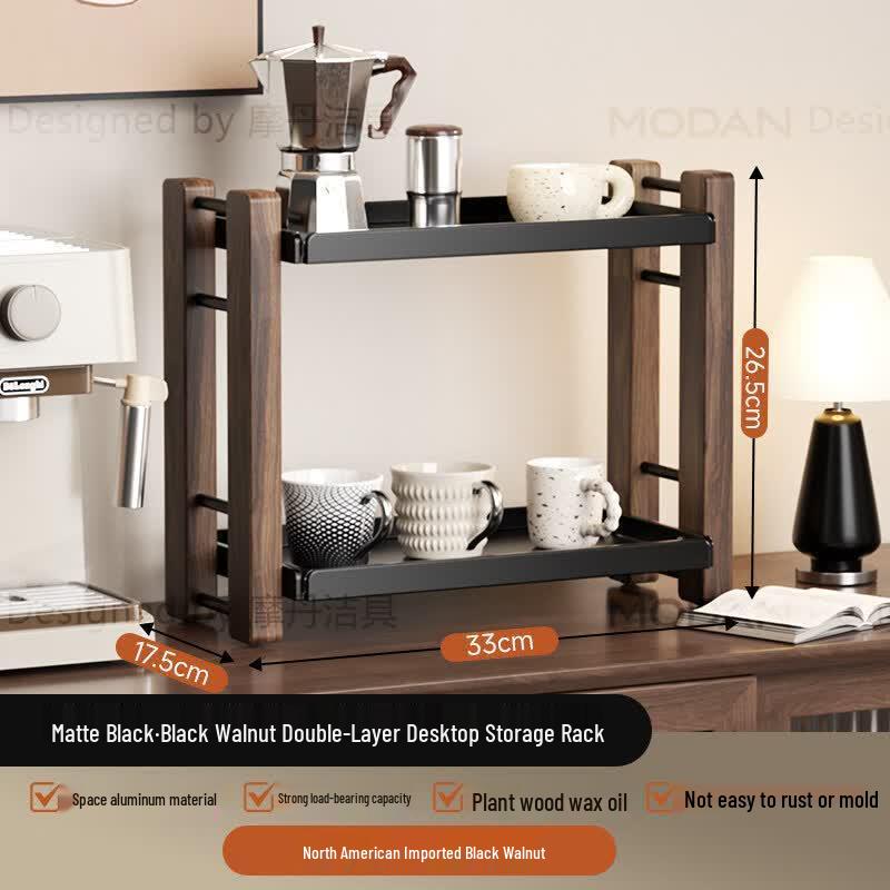 Abdo No-Drill Multifunctional Kitchen Wall Shelf