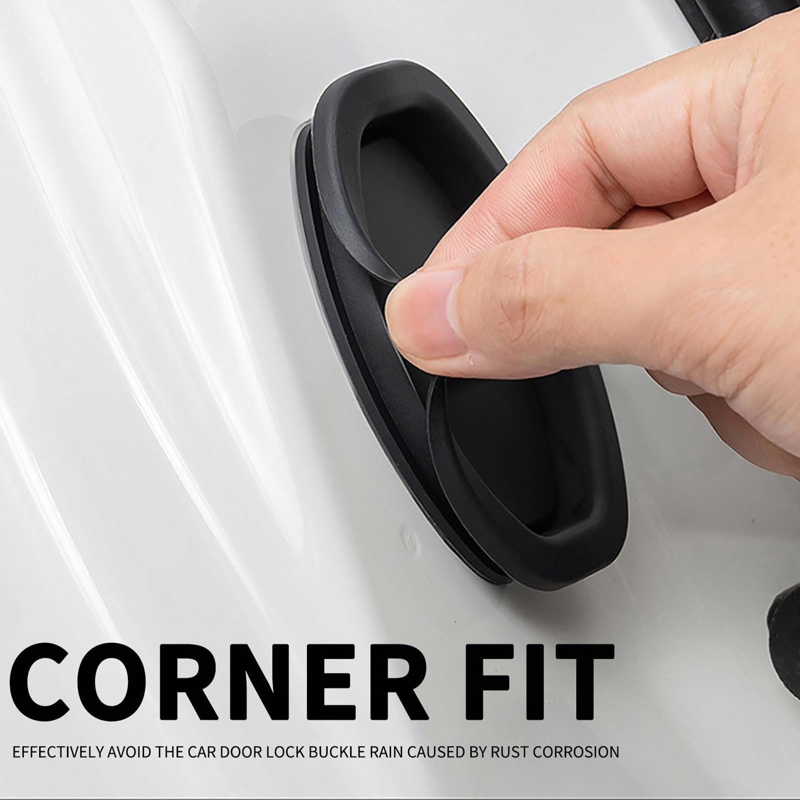 

Car Door Lock Protective Cover 4X Silicone Soft Car Door Latch Covers Set Multifunctional Protective Cover Thickened Waterproof China Mainland