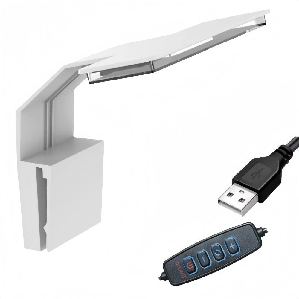 LED Aquarium Lighting Clip on Landscape Lamp Portable Fish Tank Light  For Small Tanks