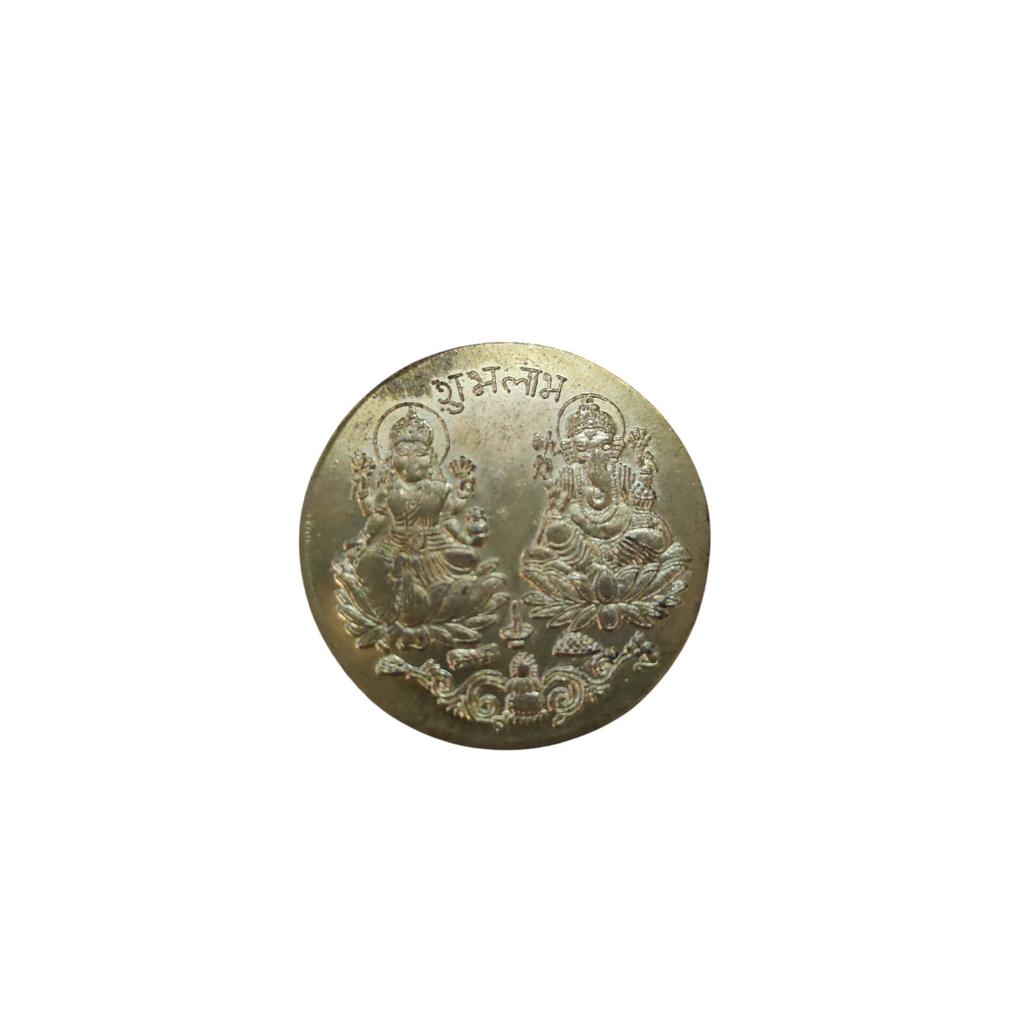 @ Laxmi-Ganesh Coin For Deepawali Pooja Golden Color W704 Zr-2490-60%Off