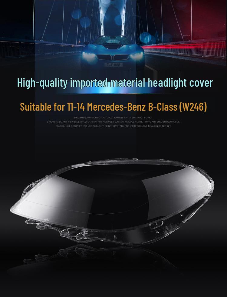 Mercedes-Benz B-Class W246 Headlight Lens Cover (2011-2014)