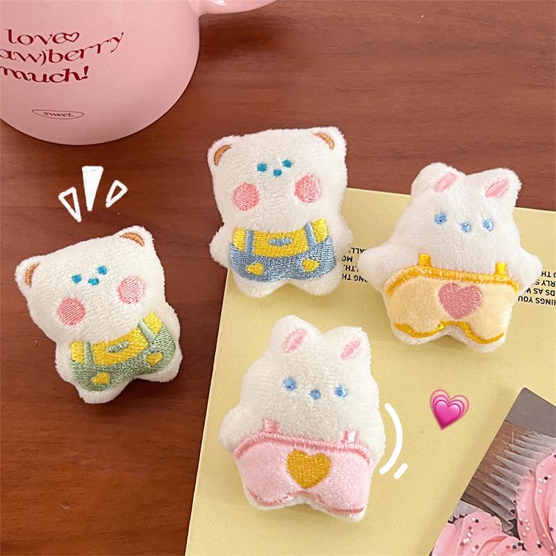 Lindos broches de animales de dibujos animados, pollito, oso, conejo, panda, muñeco de peluche, personalidad, mochila, ropa, prendedor de solapa, accesorios decorativos.