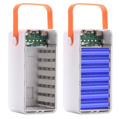 Úložný box na baterie Skin pro 35 baterií 18650 Rychlé nabíjení Mobilní napájecí pouzdro s LCD displejem Bez baterií