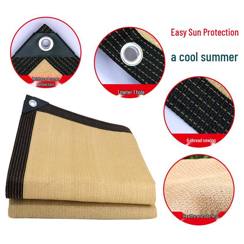 ZISIZ Beige Outdoor Sun Shade Sail