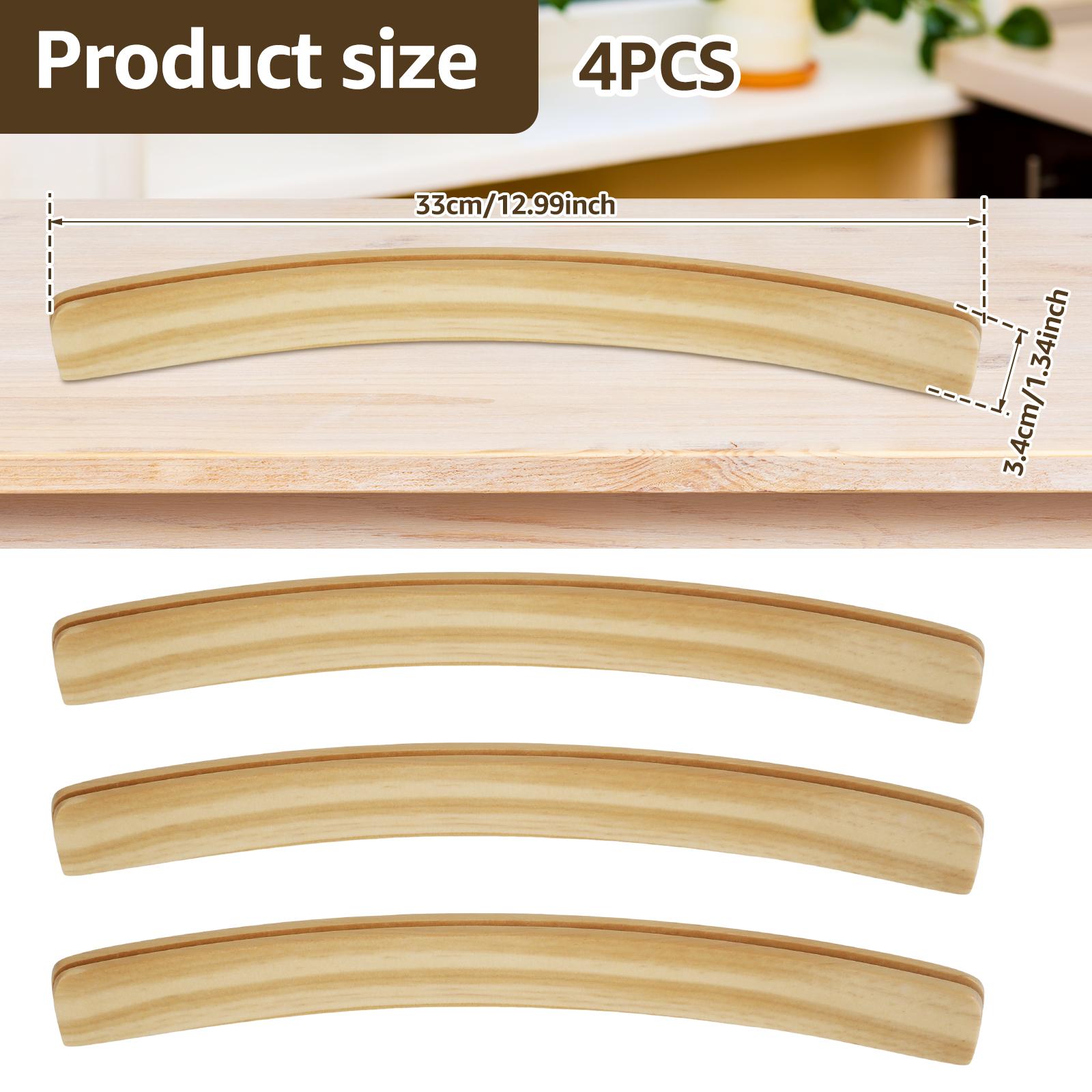 4 шт. Изогнутый держатель для игральных карт, экономящий место, органайзер для игральных карт, деревянный дисплей для игральных карт, держатель для игральных карт