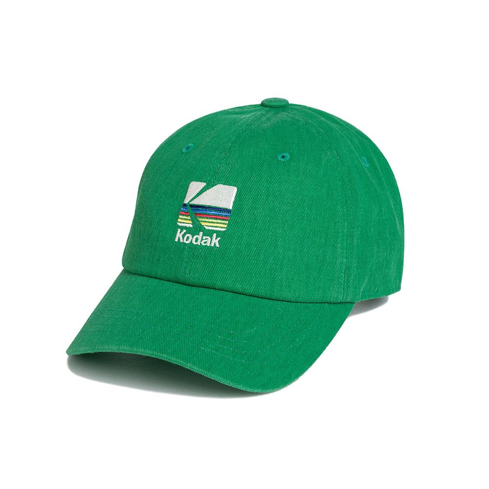 KODAK Rainbow Embroidered Ball Cap Green