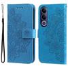 Portemonnaie-Hülle für vivo - Leder/PU, Blau