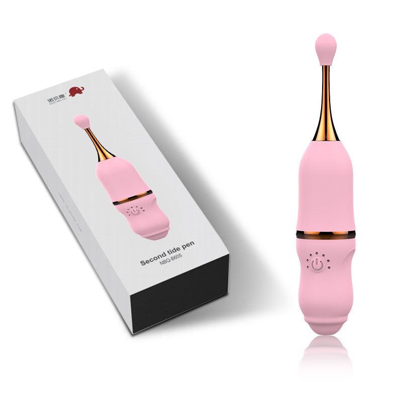 Neues Flirtgerät, Ultraschall-Sexspielzeug, austauschbarer weiblicher Hochfrequenz-Mehrkopfmasturbator, Point- und Tide-Stift, zweiter und Tide-Stift