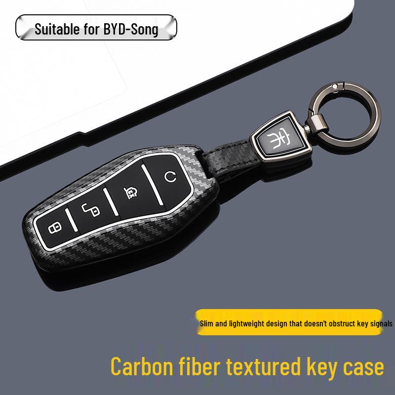 BYD Song Plus Key Case for 2021-2025 Models - Compatible with Song Pro, Song Ld/Max EV Car Accessories Shell