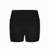 High Waist Yoga Shorts for Women Tanya Pure Color Running Exercise Hip Workout Activewear