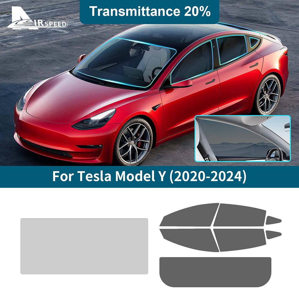 Car Front Rear Window Solar UV Protector Summer Tint Film Precut For Tesla Model Y ModelY 2020 2025 2025 2025 2025 Accessories