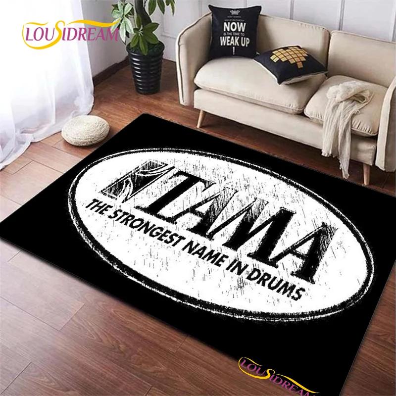 Fashion Brand Drums Carpet for Living Room Bedroom Rugs Kids Kitchen Door Unslip Floor Mats Birthday Gift Photography Props Rug