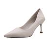 High Heeled Shoes for Women 2024 New Spring and Summer Versatile Pointed Temperament Work Shoes
