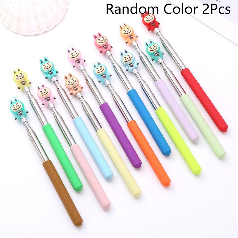 2Pcs Extendable Finger Pointer Stick School Collapsible Telescoping Long Hand Pointing Stick Extendable Finger Reading Stick