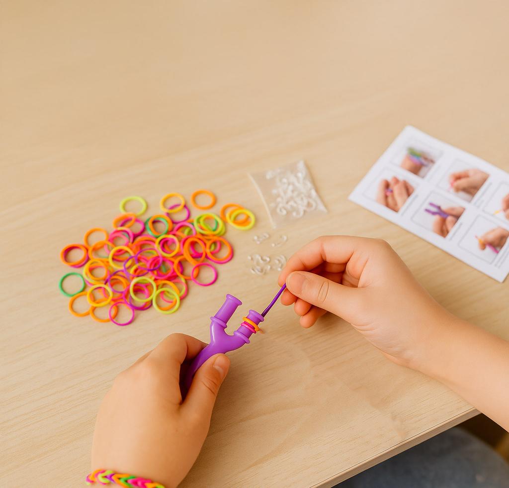 Bc Gumki Do Robienia Bransoletek Biżuterii Zestaw Diy Loom Bands Dla Dzieci