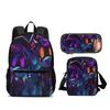Zaino Droni Assassini Astuccio Borsa a Spalla Set da 3 Pezzi Versatile Grande Capacità Ragazzo e Ragazza Scuola Compleanno Miglior Regalo