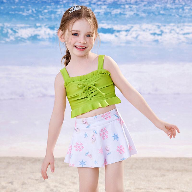 Disney Girls Two-Piece Swimsuit 130 (3XL, 120-130cm, 25-30kg)